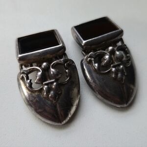 Door Knocker Style Clip On Earrings